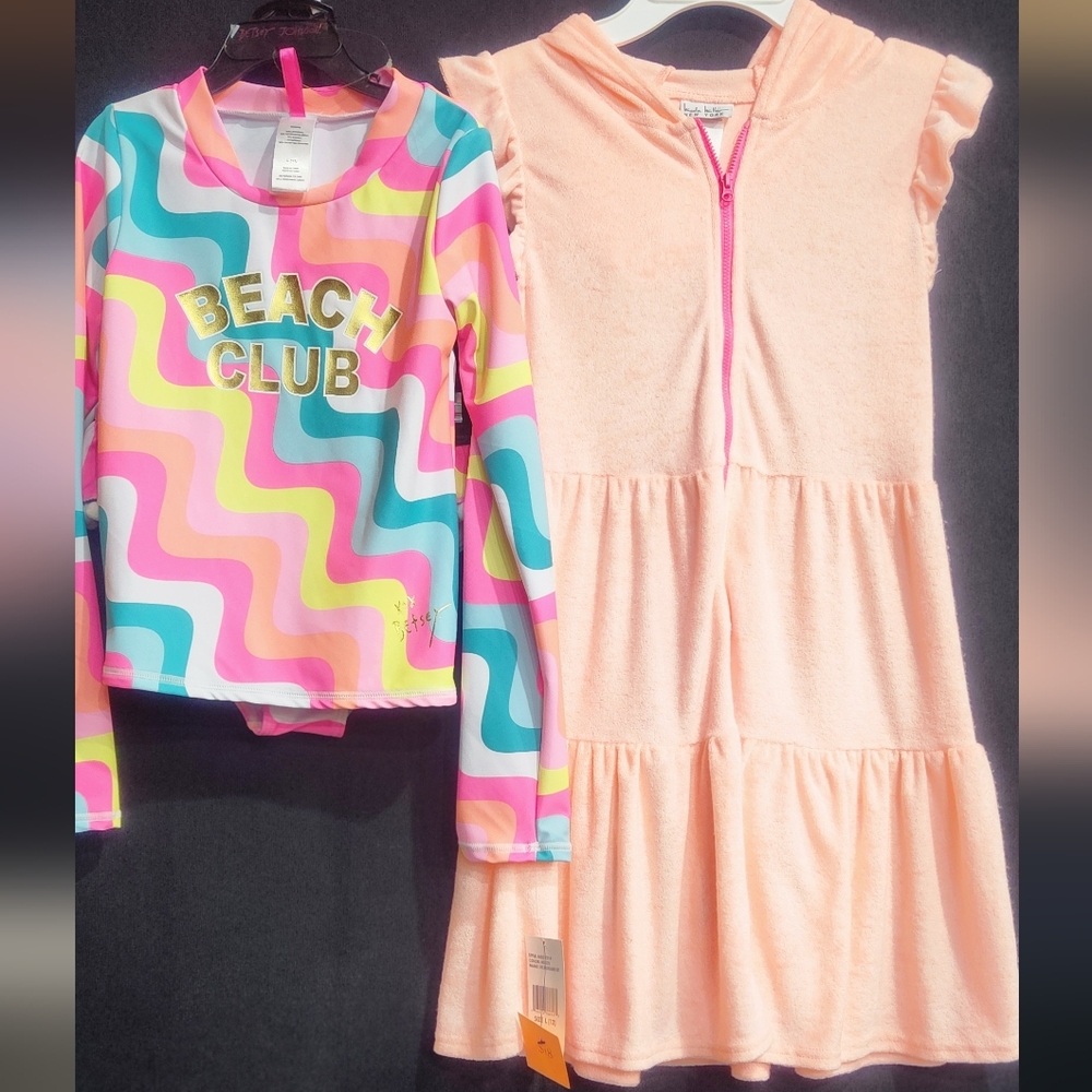 🆕️ Nicole Miller Cover Up & Betsey Johnson Swim Suit